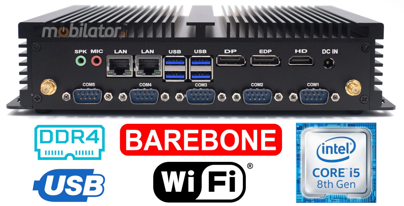 HyBOX H4 Intel i5 small reliable fast and efficient mini pc