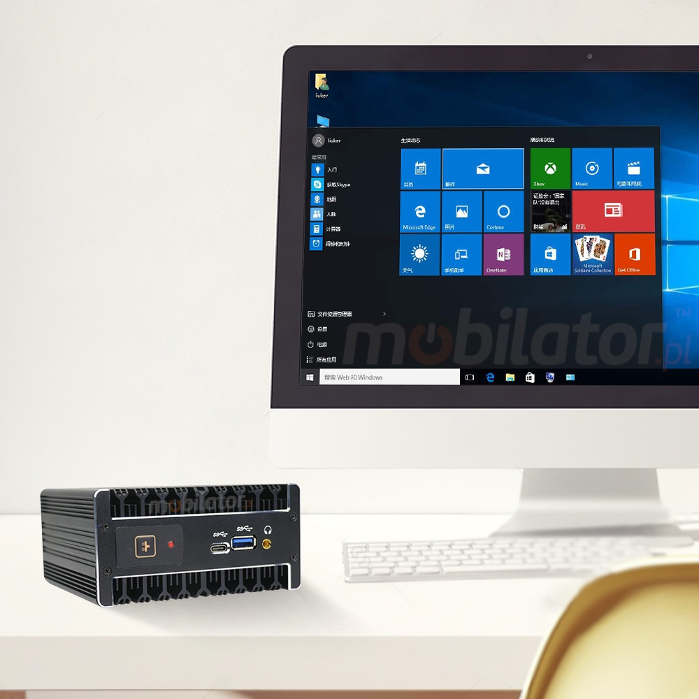 IBOX C4 v.6 - A small miniPC with 32GB RAM DDR4, USB connectors, type-C, RJ-45 LAN and a dual-core Intel processor 