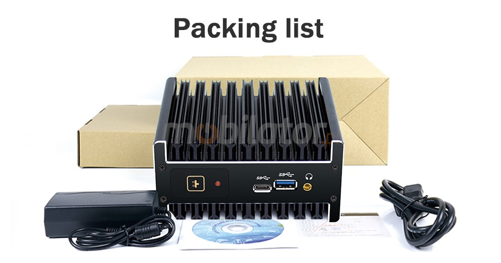 IBOX C4 v.6 - A small miniPC with 32GB RAM DDR4, USB connectors, type-C, RJ-45 LAN and a dual-core Intel processor 