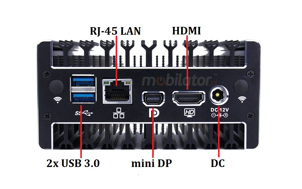 IBOX C4 v.6 - A small miniPC with 32GB RAM DDR4, USB connectors, type-C, RJ-45 LAN and a dual-core Intel processor 