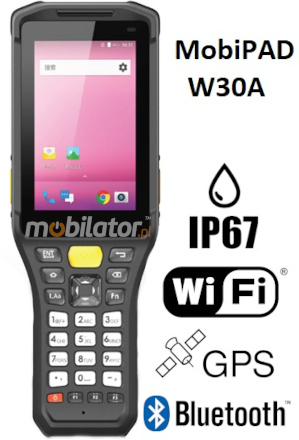 Waterproof collector with a 2D barcode scanner (Android 9.0 system) and NFC + 4G LTE + Bluetooth + WiFi