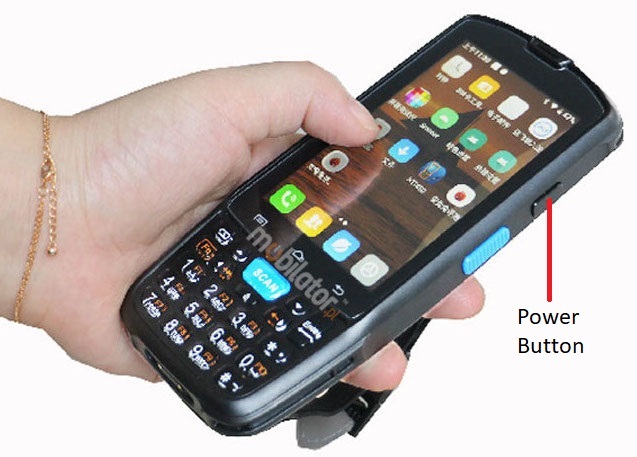 Waterproof smartphone inventory with r (Android 9.0 system) and NFC in compact dimensions