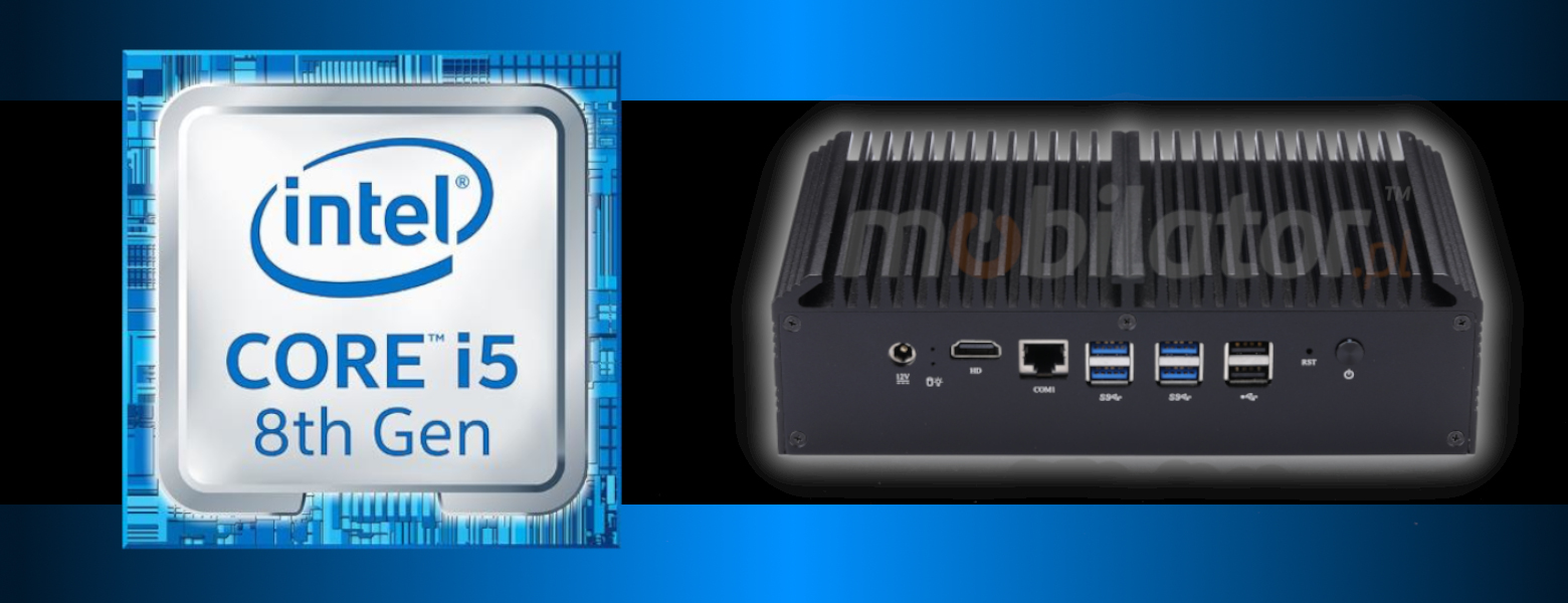 mBOX Q858GE - MiniPC with efficient i5 processor