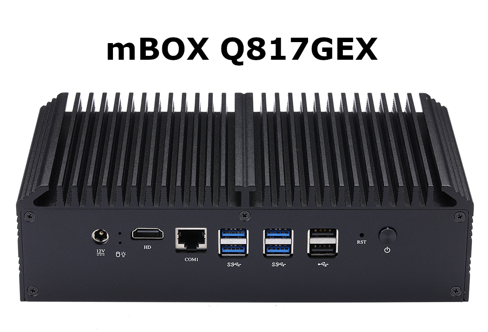 mBOX Q817GEX - Efficient and durable minipc with a Celeron processor