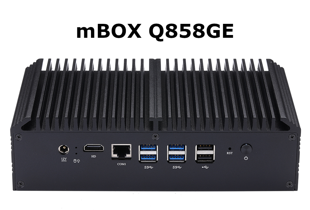 mBOX Q858GE - Efficient and durable minipc with an i5 processor