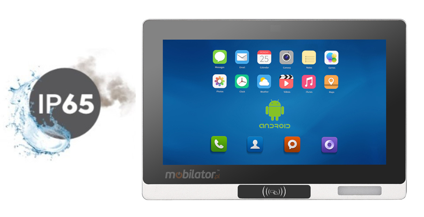 Mobitouch 116AH-LF Industrial panel computer with 1xRS232, 2xUSB 3.0