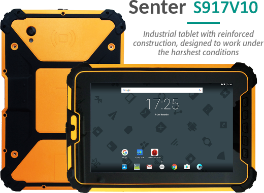 waterproof shocproof industrial rugged durable tablet NFC 4G android 7.1 military IP67 MIL-STD 810G barcode scanner 1D 2D