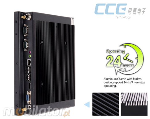 Industial Touch PC CCETouch CT10-PC Komputer panelowy Panel PC Norma odpornoci IP54 Przemysowy komputer panelowy Ekran rezystancyjny 5 wire resistive wywietlacz 10 cali mobilator.pl New Portable Devices Windows RS-232 CaOM 