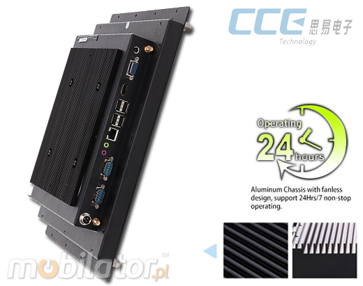 Industial RACK MOUNT Touch PC CCETouch CT12-PCPrzemysowy Komputer Panelowy RACK MOUNT - CCETouch CT12-PC Norma odpornoci IP54 Przemysowy komputer panelowy Ekran rezystancyjny 5 wire resistive wywietlacz 12.1 cali mobilator.pl New Portable Devices Windows RS-232 COM RACK MOUNT 