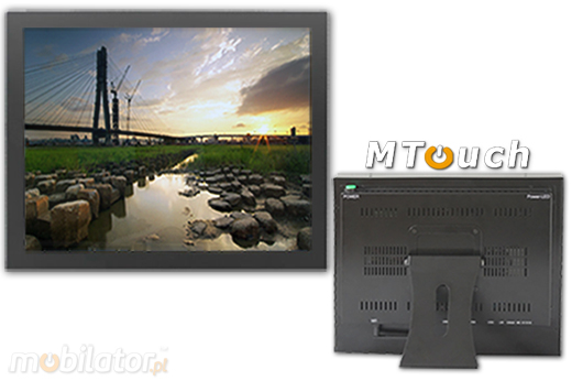 MTouch Industrial Przemysowy PanelPC MobiBOX 19   Komputer panelowy Panel PC  Przemysowy komputer panelowy Ekran rezystancyjny 5 wire resistive wywietlacz 19 cali mobilator.pl New Portable Devices Windows RS-232 COM VGA HDMI Intel Celeron 
