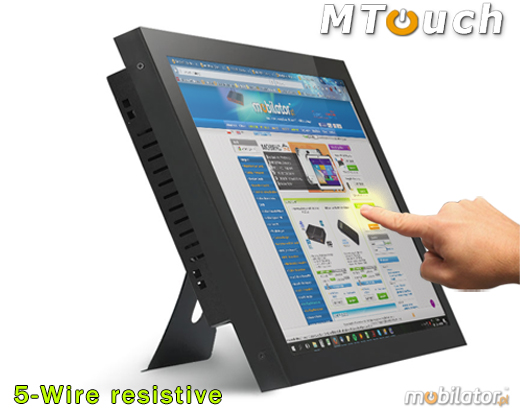 MTouch Industrial Przemysowy PanelPC MobiBOX 17 - i3  Komputer panelowy Panel PC  Przemysowy komputer panelowy Ekran rezystancyjny 5 wire resistive wywietlacz 17 cali mobilator.pl New Portable Devices Windows RS-232 COM VGA HDMI Intel Core i3 i5 i7