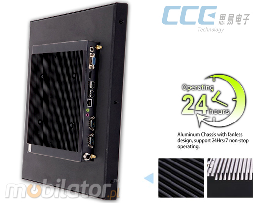Industial Touch PC CCETouch CT17-PC Komputer panelowy Panel PC Norma odpornoci IP54 Przemysowy komputer panelowy Ekran rezystancyjny 5 wire resistive wywietlacz 17 cali mobilator.pl New Portable Devices Windows RS-232 COM 