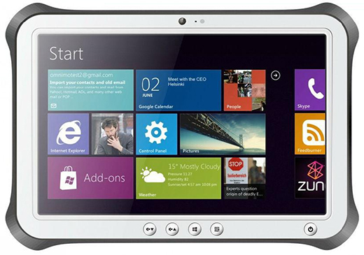 processor Z8300 10.1 rugged industrial tablet