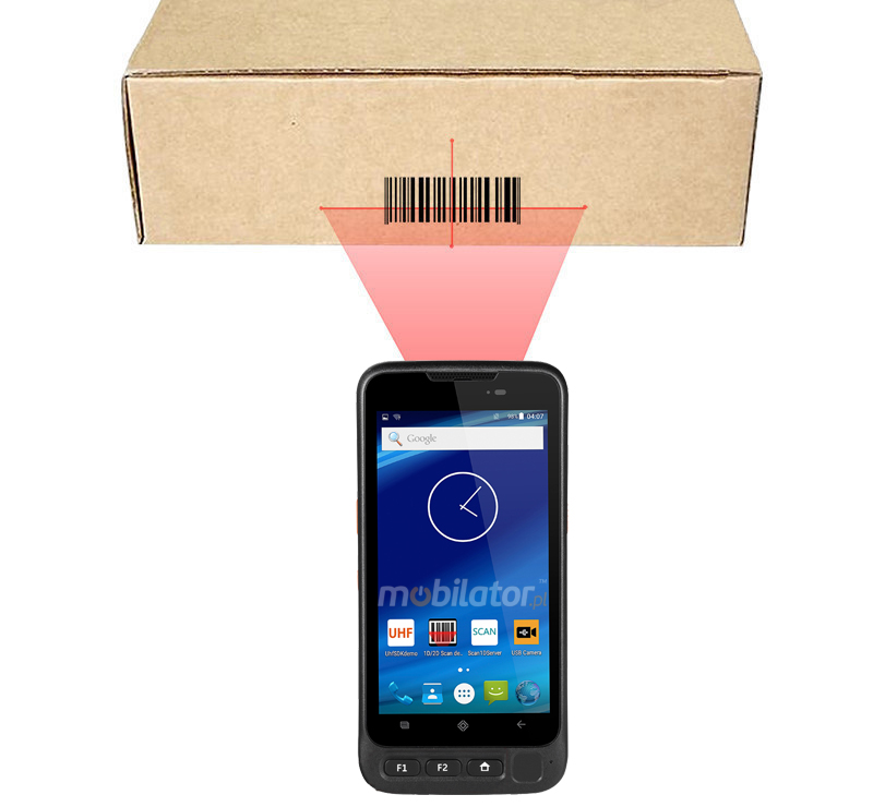 MobiPad V77 v.3 - Modern, rugged (IP67) data terminal with MIL-STD-810G, NFC certificate and a 2D scanner