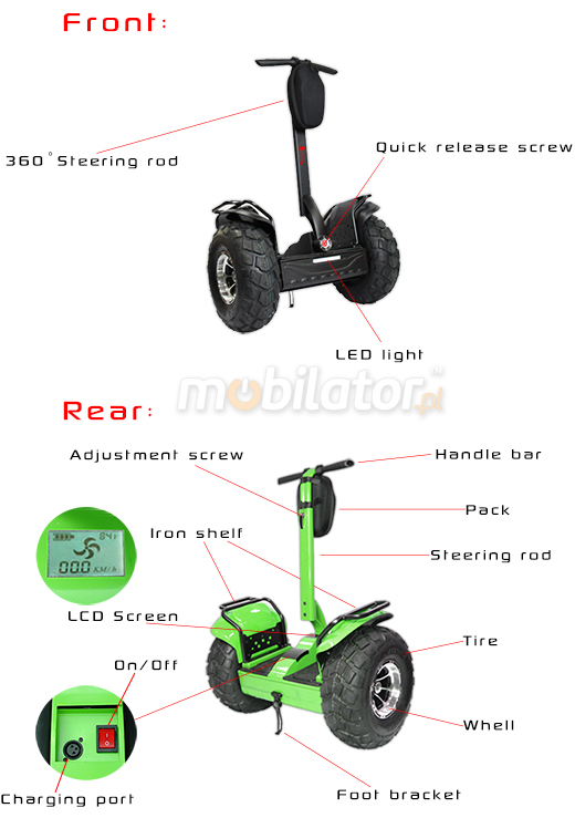 MobiGO W5+ Electric Bike Rower segway terenowy mobilator.pl NPD New Portable Devices hit nowosc
