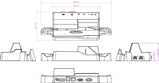 winmate m101b stacja dokujca