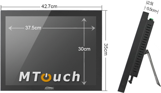 MTouch Industrial Przemysowy PanelPC MobiBOX 19 - i3  Komputer panelowy Panel PC  Przemysowy komputer panelowy Ekran rezystancyjny 5 wire resistive wywietlacz 19 cali mobilator.pl New Portable Devices Windows RS-232 COM VGA HDMI Intel Core i3 i5 i7