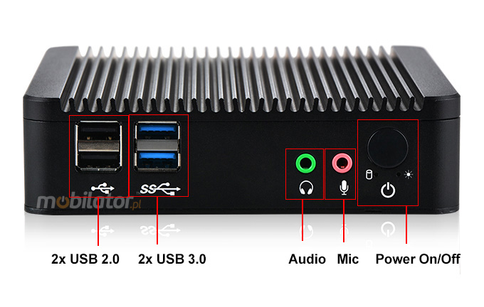 Computer Industry Fanless MiniPC with 2 LAN cards  MiniPC yBOX-X29 - J1900 mobilator fast 2 lan rj45
