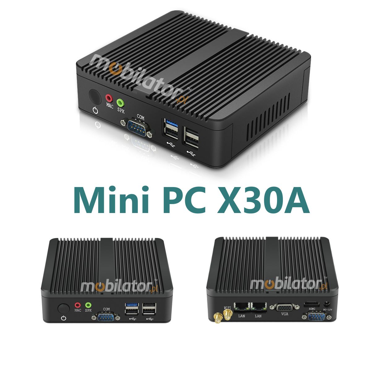 MiniPC yBOX-X30A Fanless Small Computer