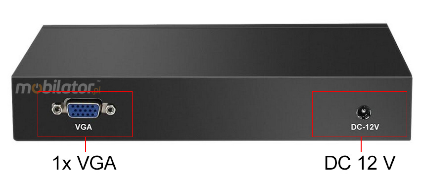 Computer Industry Fanless MiniPC with 4 LAN cards  MiniPC yBOX-X33 - J1900 back panel mobilator fast 4 lan rj45