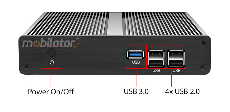 Computer Industry Fanless MiniPC  MiniPC yBOX - X34 i3 new design look mobilator fast lan rj45