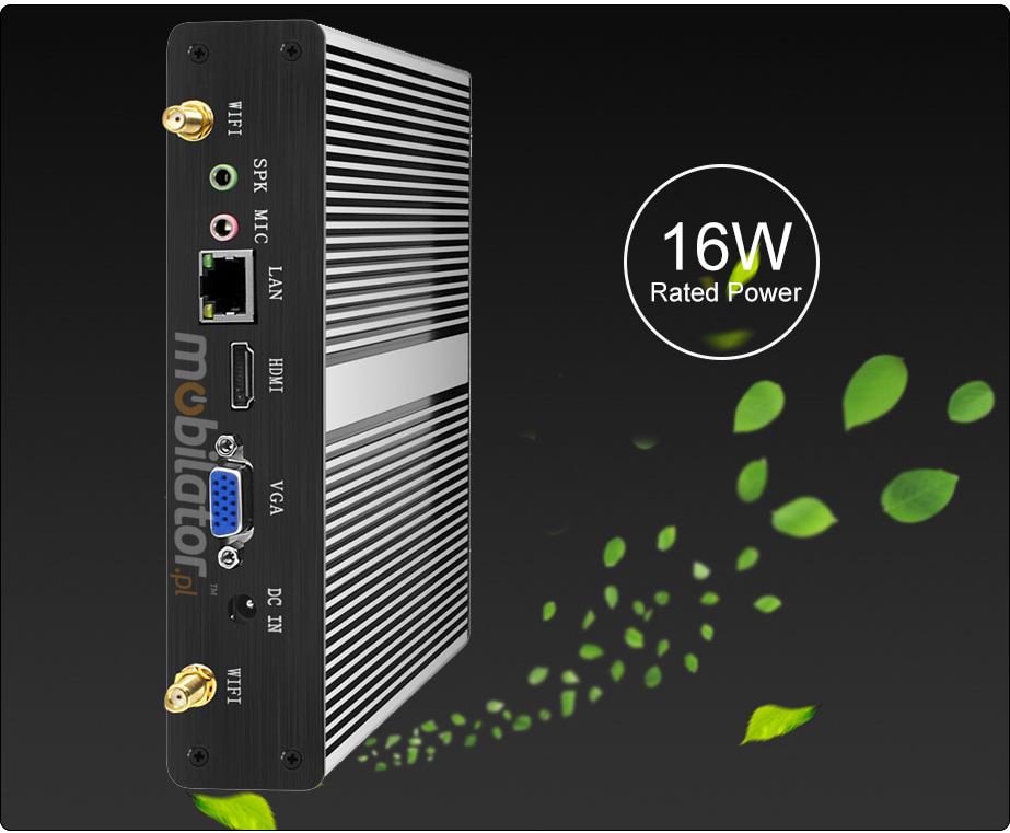 Computer Industry Fanless MiniPC  MiniPC yBOX - X34 i3 new design look mobilator fast lan rj45