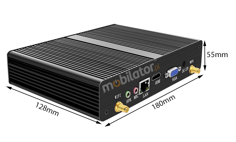 Computer Industry Fanless MiniPC  MiniPC yBOX - X34 i3 new design look mobilator fast lan rj45