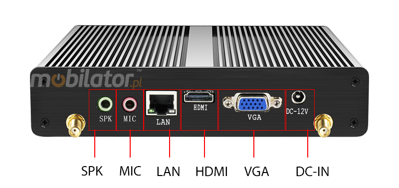Computer Industry Fanless MiniPC  MiniPC yBOX - X34 i3 new design look mobilator fast lan rj45
