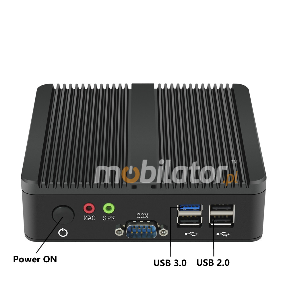 MiniPC yBOX-X30A Mic Audio USB3.0 USB2.0 connectors