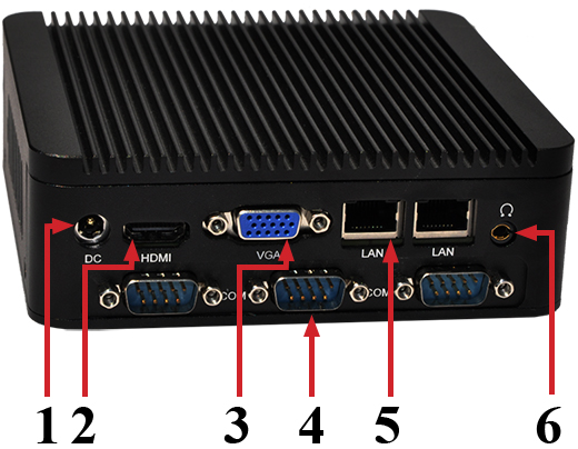 Przemysowy Fanless MiniPC  MBOX Nuc Q180P