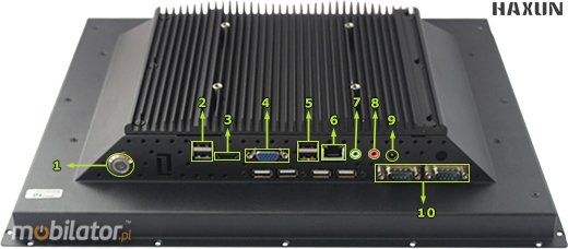 HAXUN Industrial Panel-PC Ha-IPC170-1037U Komputer przemysowy Panel PC Ha-IPC170-1037U Norma odpornoci IP65 Przemysowy komputer panelowy Ekran rezystancyjny 5 wire resistive wywietlacz 17 cali mobilator.pl New Portable Devices Windows