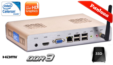 Industrial Fanless MiniPC mBOX-T30 v.1