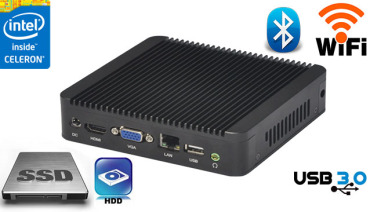 3x Industrial Fanless MiniPC mBOX Nuc Q190-02 v.4