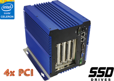 Fanless Industrial Computer MiniPC IBOX- 1037UE (4PCI) v.1