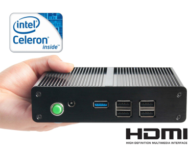 Industrial Computer Fanless MiniPC nBOX-X29-Y BAREBONE