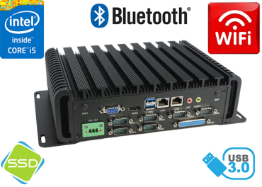 Industrial Computer Fanless Mini PC IBOX-I5-3210m Top (WiFi+Bluetooth)