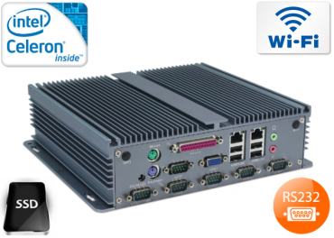 Industrial Computer Fanless MiniPC IBOX-206(1037UL2) v.2