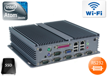 Industrial Computer Fanless MiniPC IBOX-206(D2550) v.5