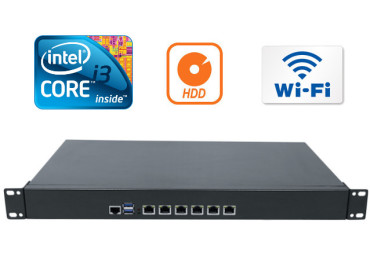 Industrial Computer Fanless MiniPC Nuc IBOX-NS-1U8L i3 v.2