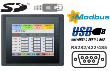 Industrial control panel HMI MK-070AS IP65 2xCOM Port + Ethernet + SD