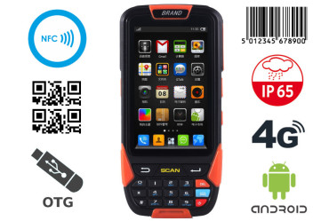 Rugged data collector MobiPad A80NS 2D Honeywell 3680 + NFC + OTG