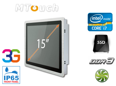 Operator Panel Industrial with capacitive screen MobiBOX IP65 i7 15 3G v.7.1