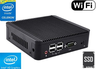 Industrial Fanless MiniPC mBOX Nuc Q107N-02 v.4