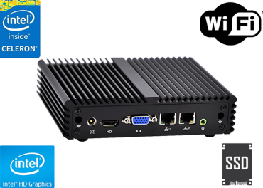 Industrial Fanless MiniPC mBOX Nuc Q107S-01 v.3