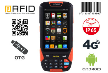 Rugged data collector MobiPad A80NS 2D Honeywell 3680 + NFC + OTG + LF
