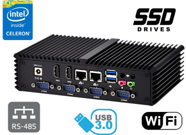 Computer Industrial Fanless MiniPC mBOX Nuc Q305P v.2