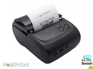 Mobile Printer MobiPrint MXC 8045 Android - IOS - Bluetooth USB RS232