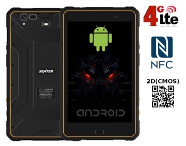 Senter S917 v.8 - Waterproof Tablet Rugged for production with Android 8.1, NFC reader and 2D barcode reader (QR) Zebra SE2100