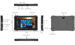 Strengthened Dustproof Tablet Emdoor EM-T86 with docking station v.3 - photo 13