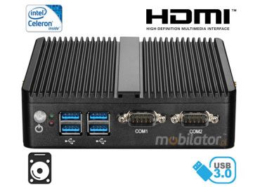 Computer Industry Fanless MiniPC yBOX GX30 (2 LAN) - 3215U v.3